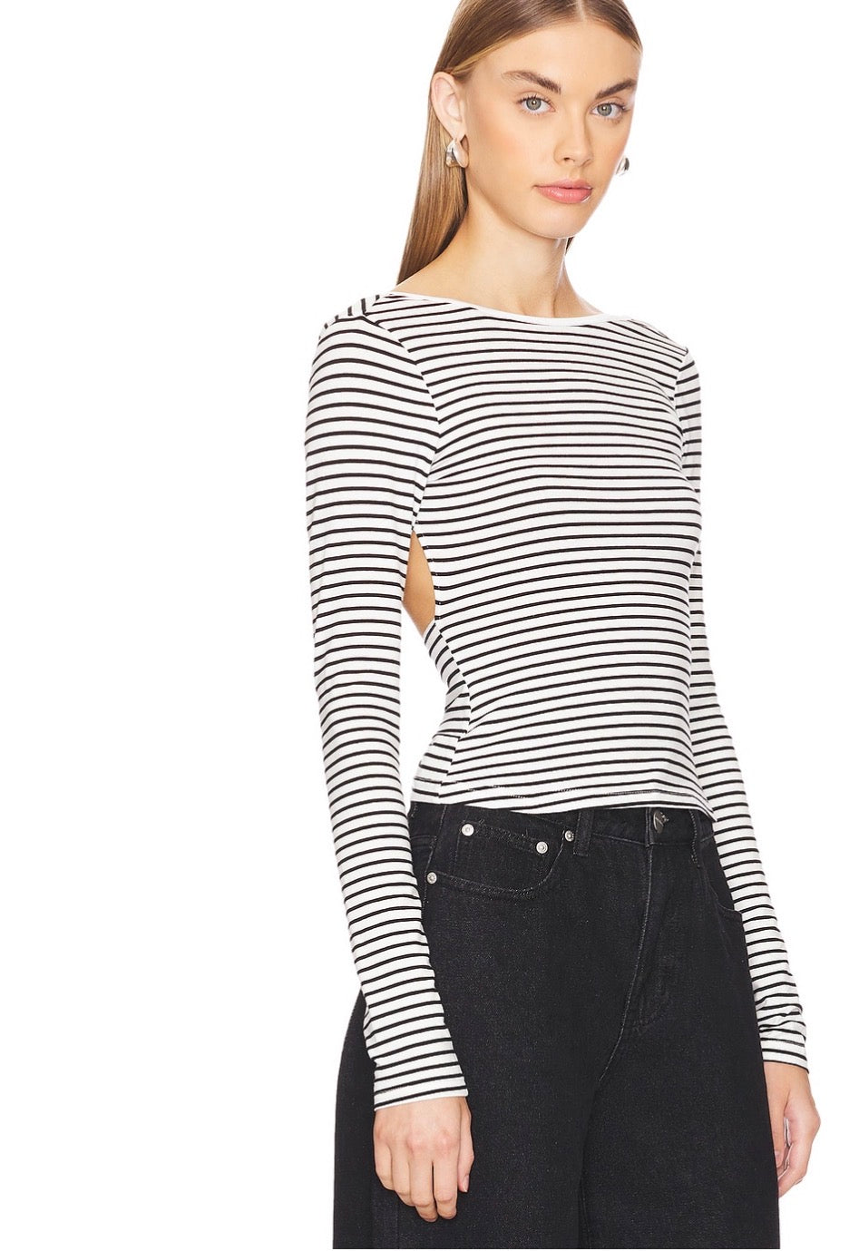 All The Ways  long sleeve, m striped