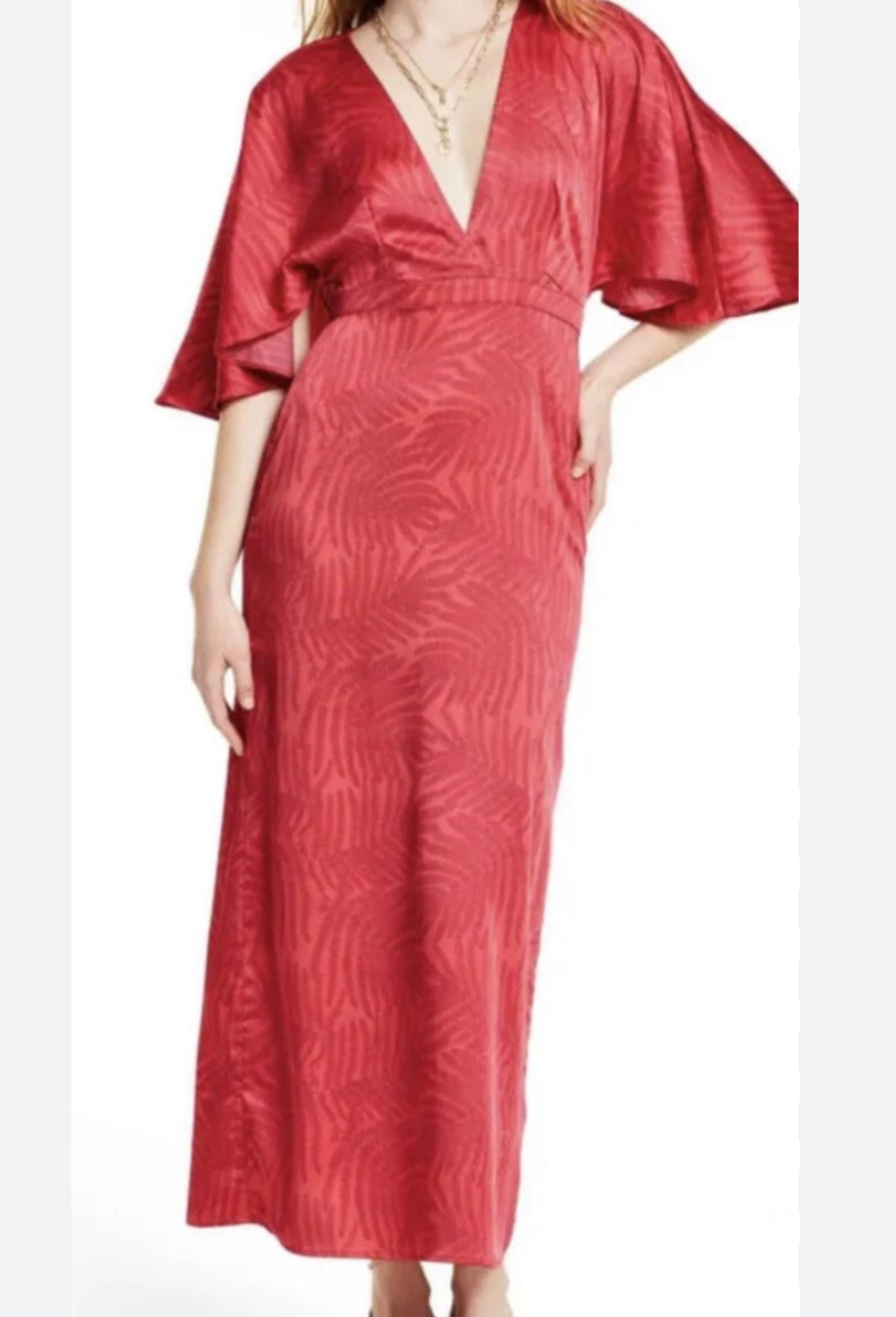 Noel dress maxi, 10 red