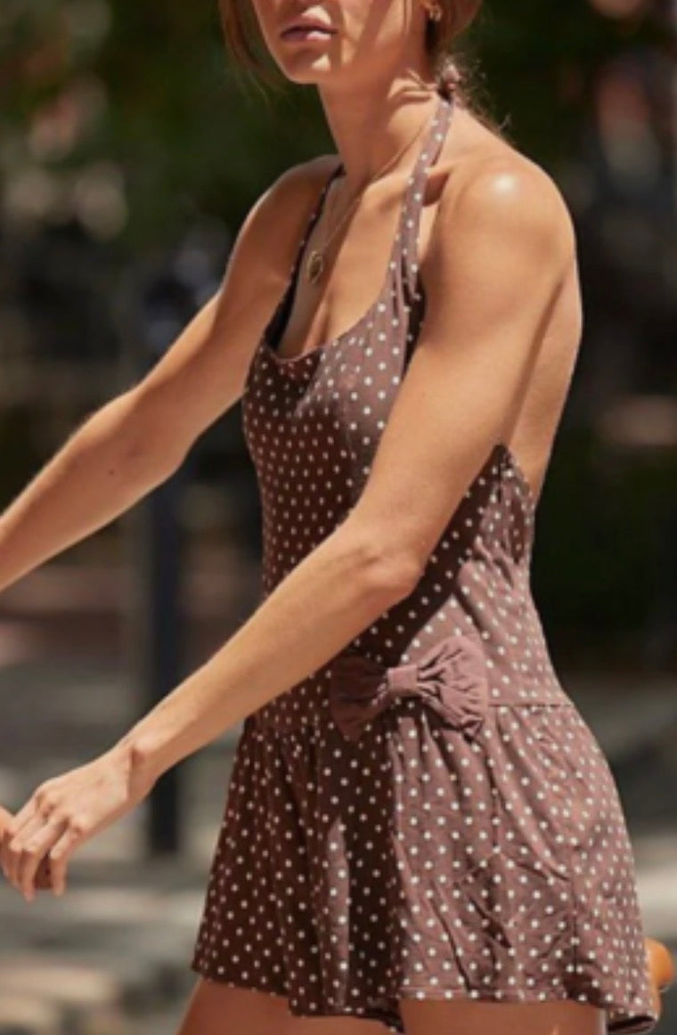 Free People short romper, XS print
