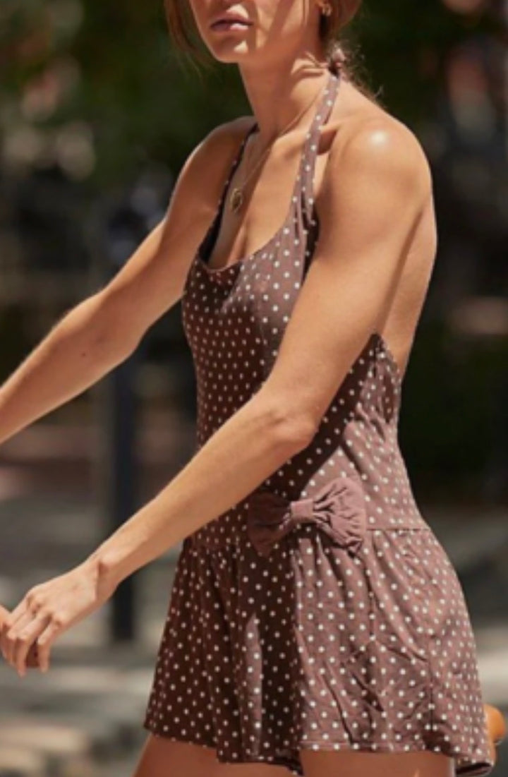 Free People short romper, XS print