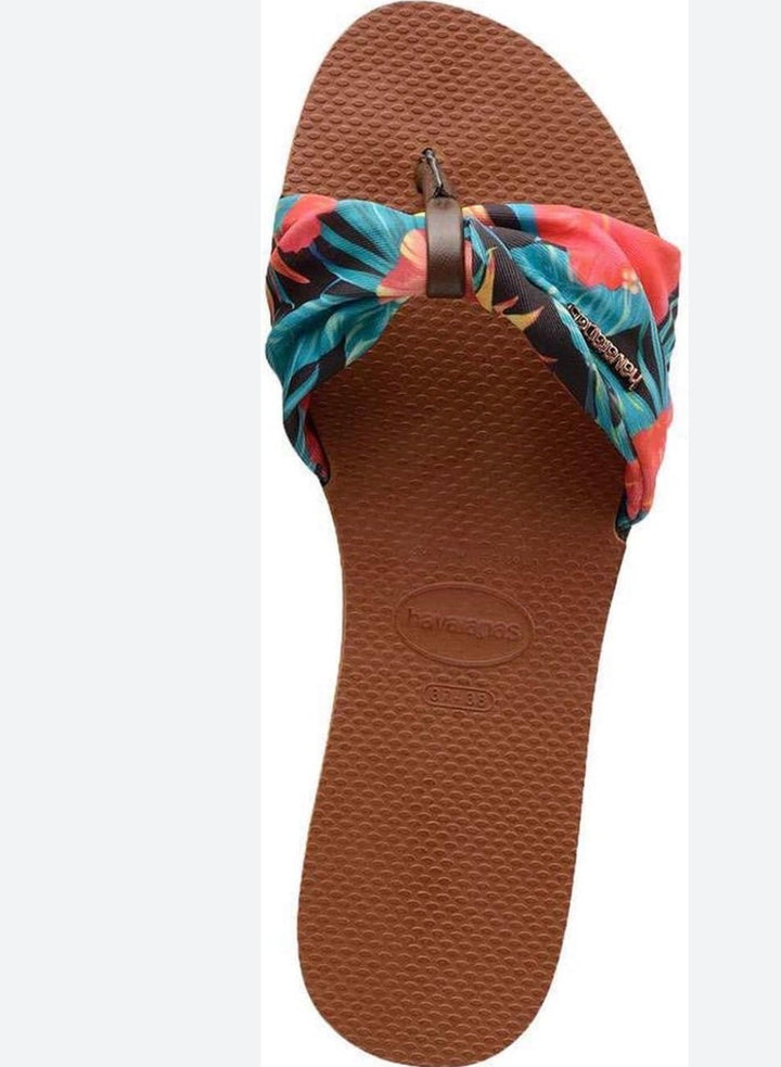Havianas sandals, 37-38 print