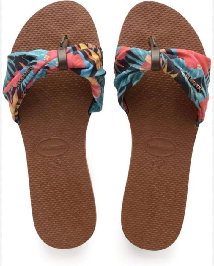 Havianas sandals, 37-38 print