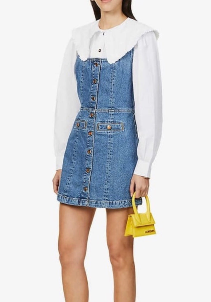 Reformation denim dress, 12 blue