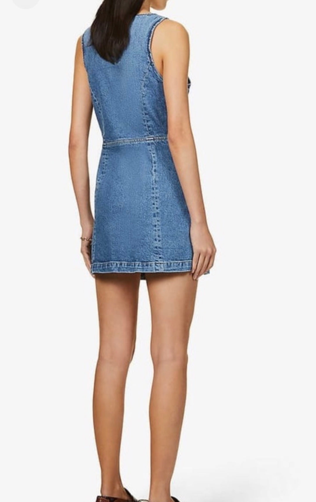 Reformation denim dress, 12 blue