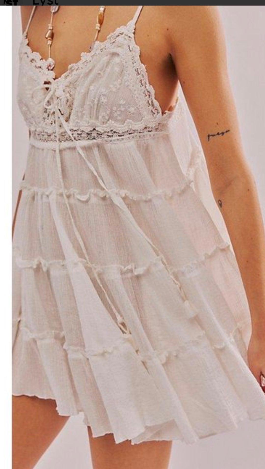 Free People dresses mini, m white