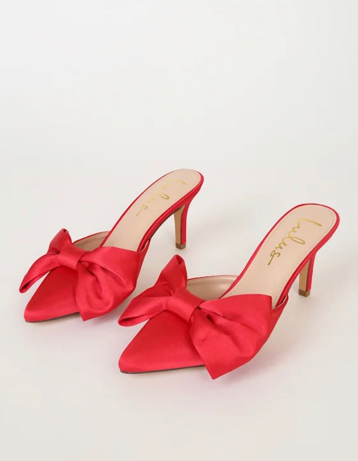 Lulus heels, 8 red
