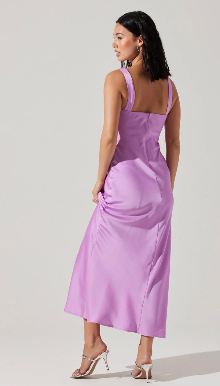 ASTR the label dress maxi, large purple