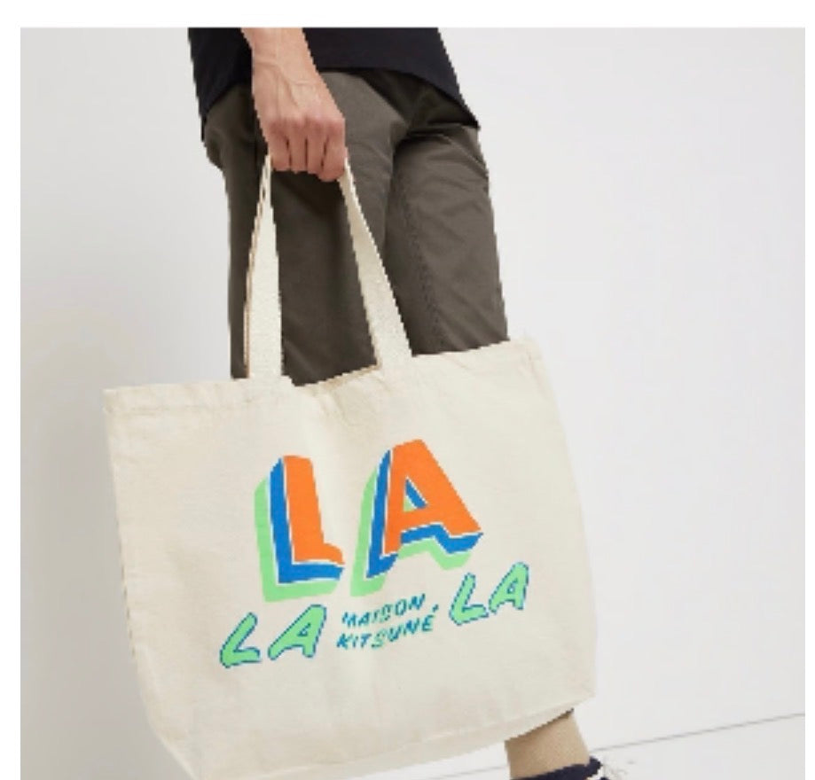 Maison Kitsune bag, os Tan