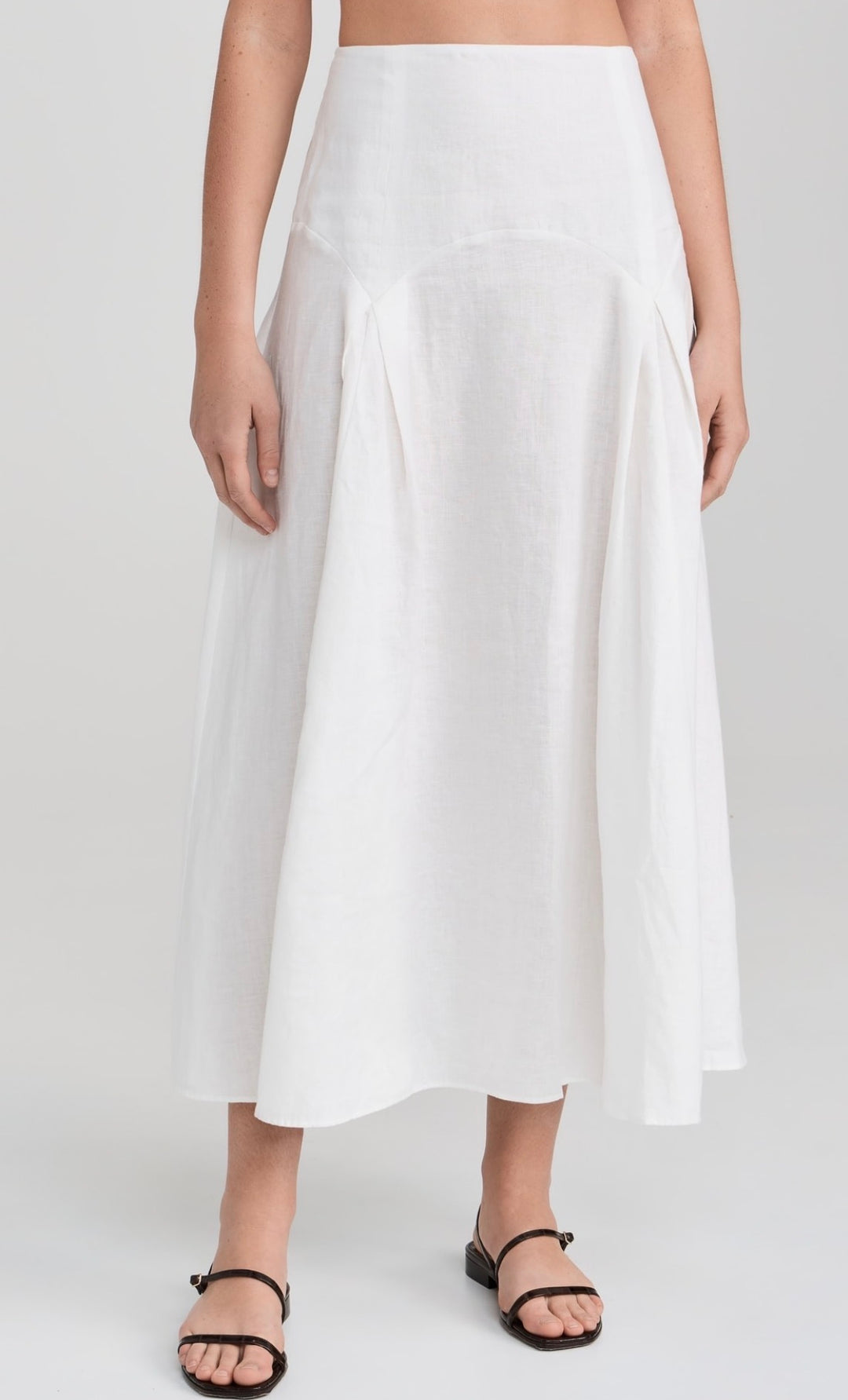 Sold and Striped maxi skirt, large white