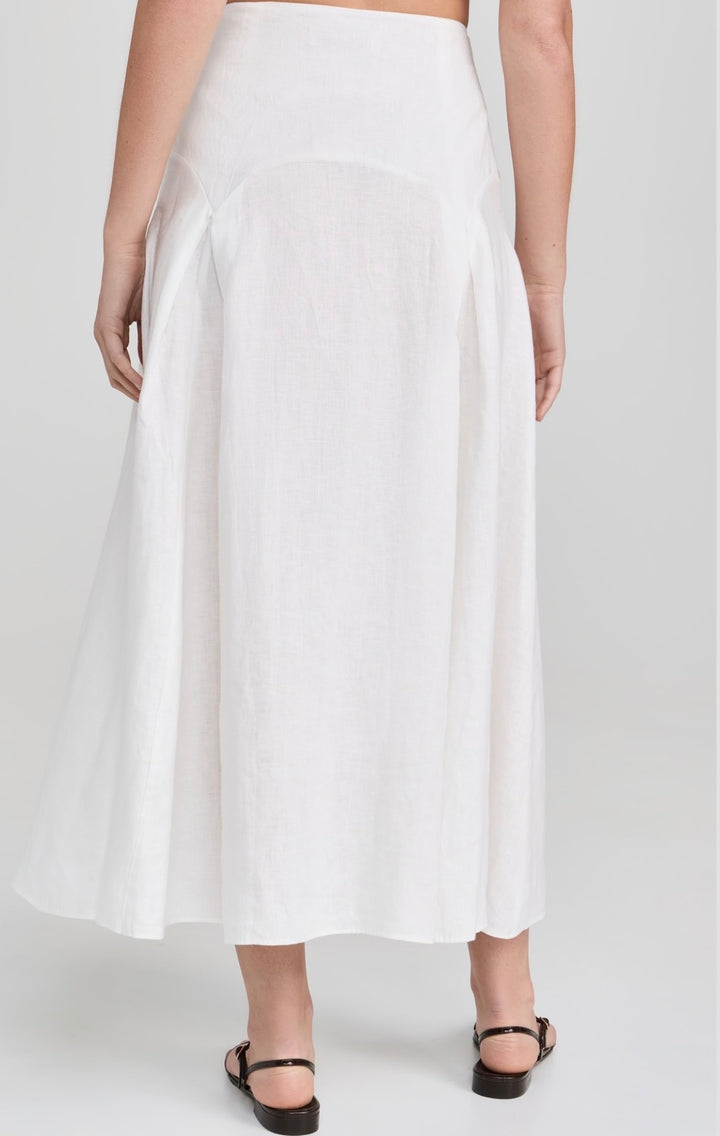 Sold and Striped maxi skirt, large white