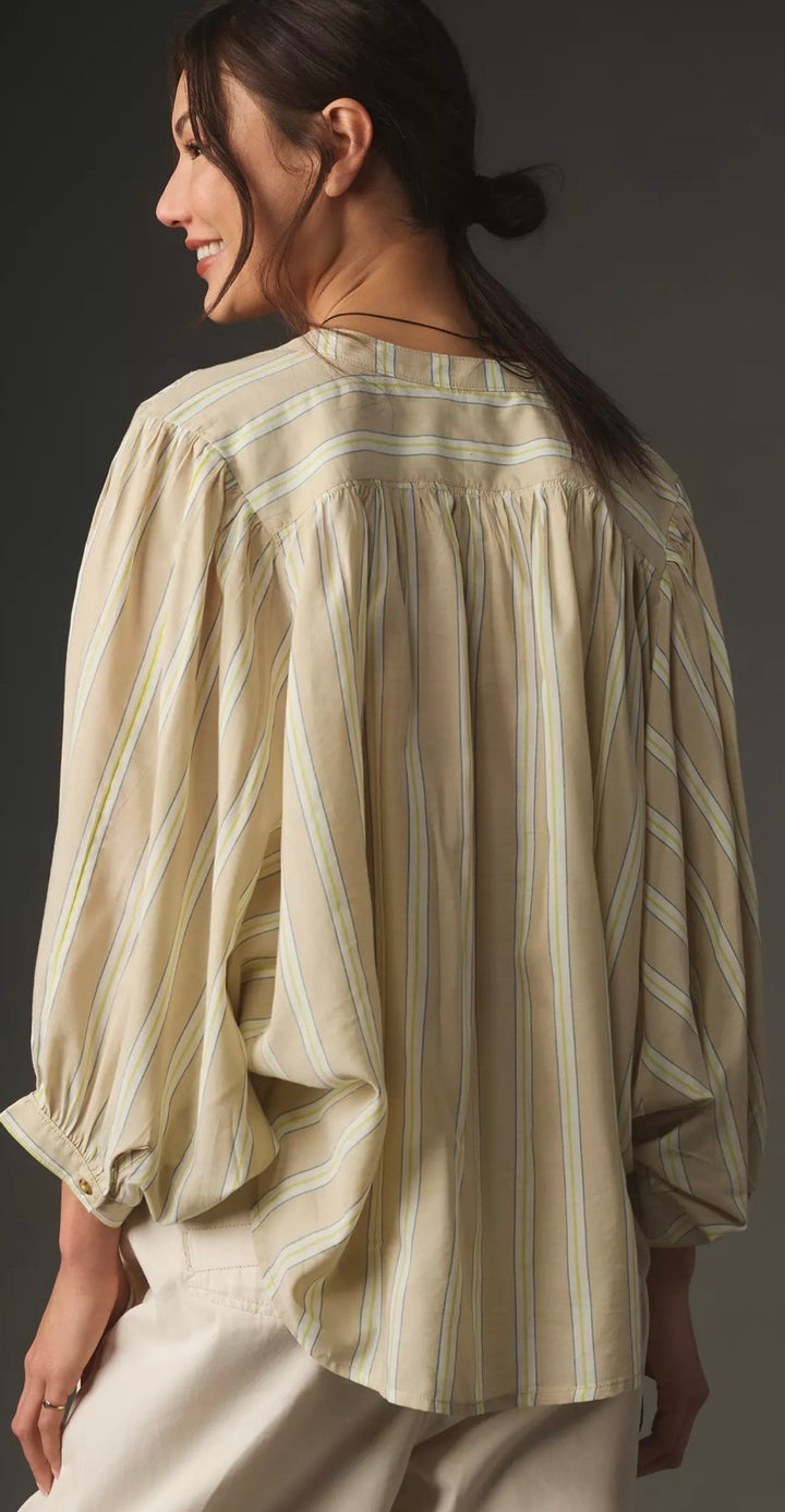 Pilcro blouse, small striped