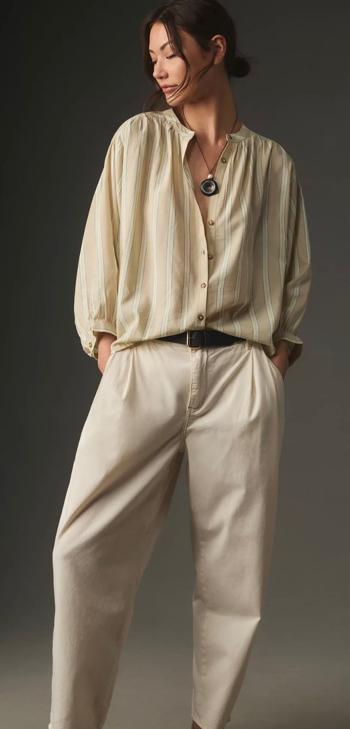 Pilcro blouse, small striped