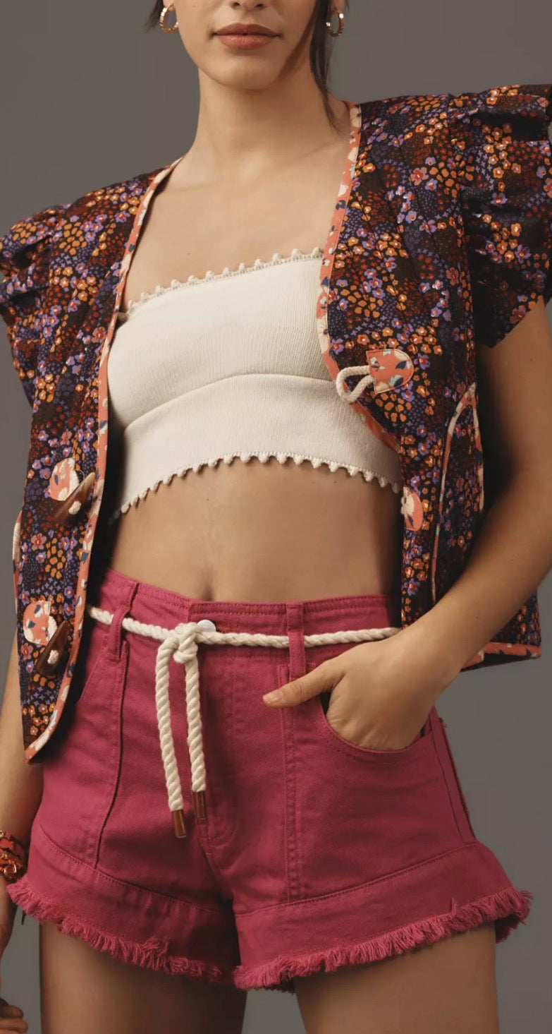 Pilcro shorts, 27 pink