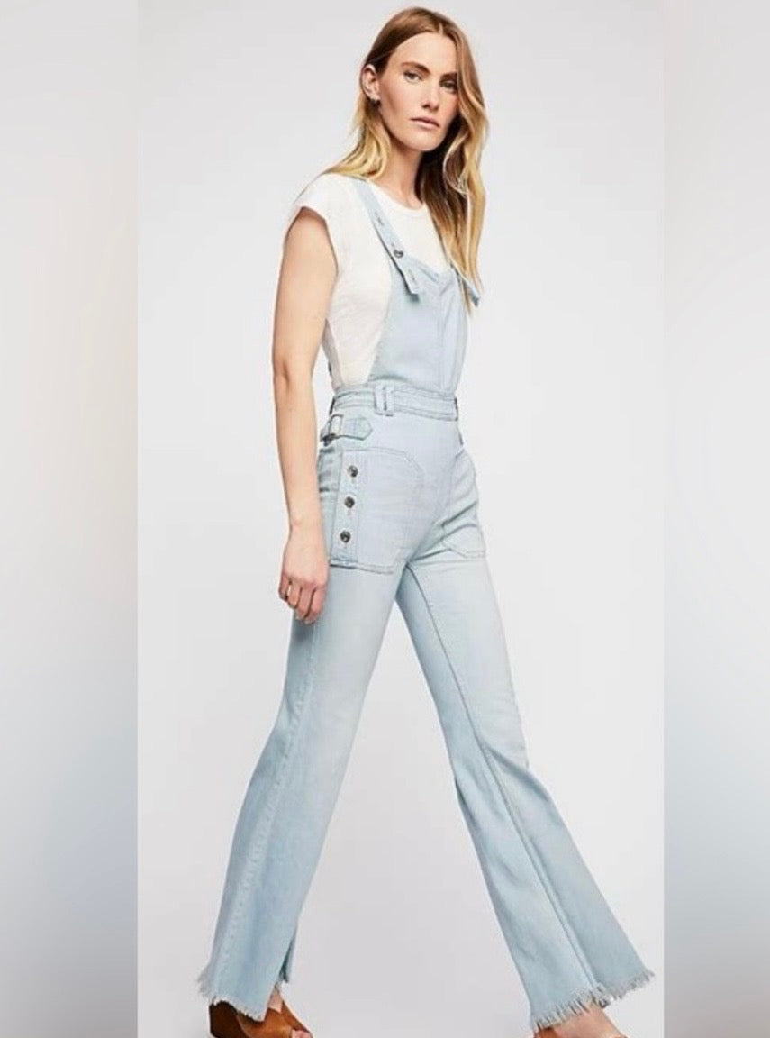 Free People Overalls, 27 blue