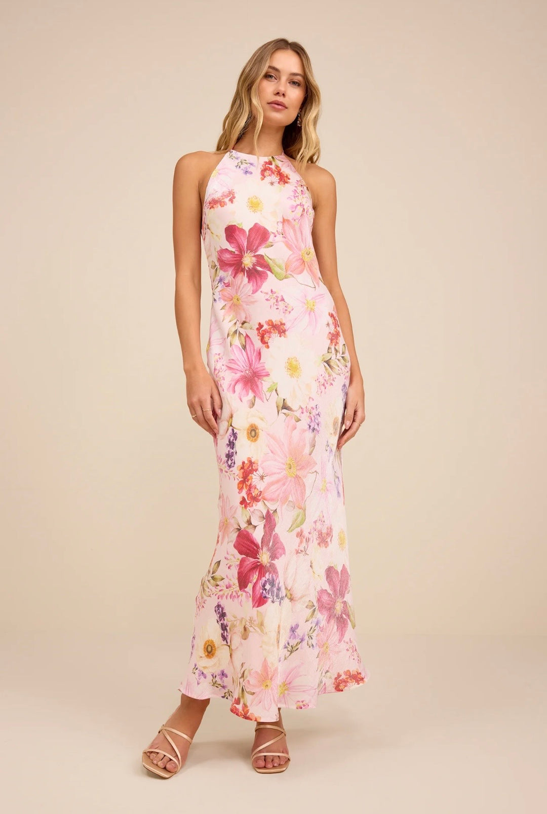 Lulus dress maxi, XS print