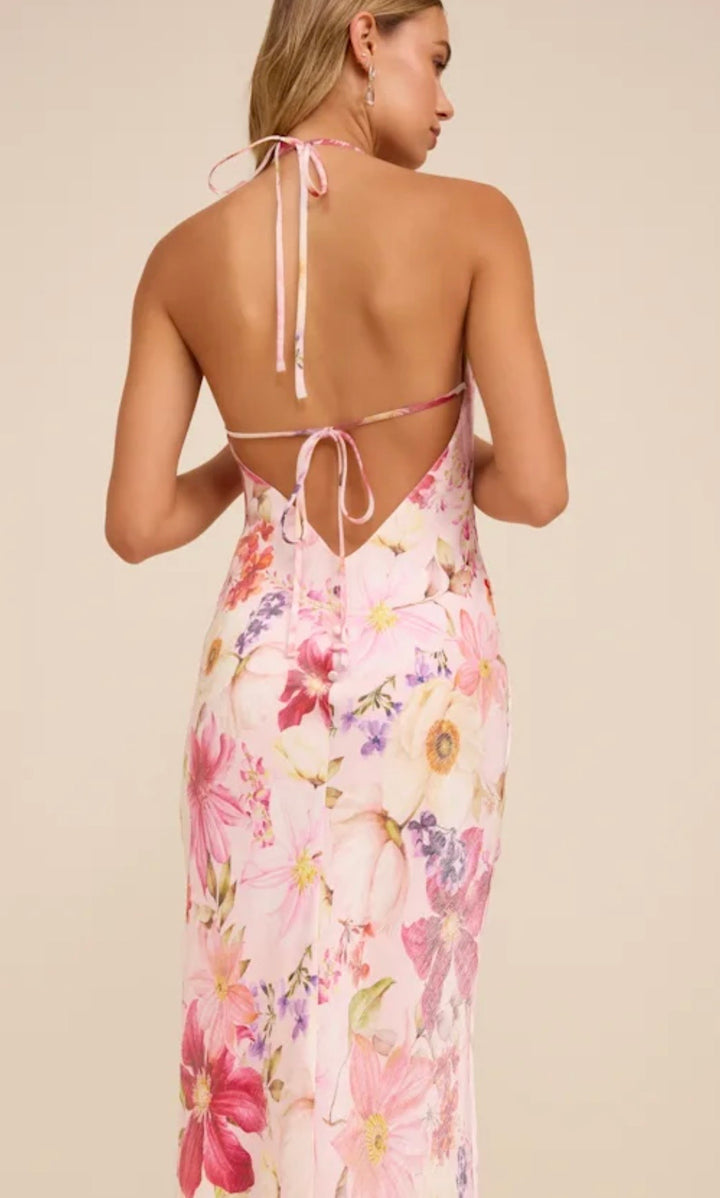 Lulus dress maxi, XS print