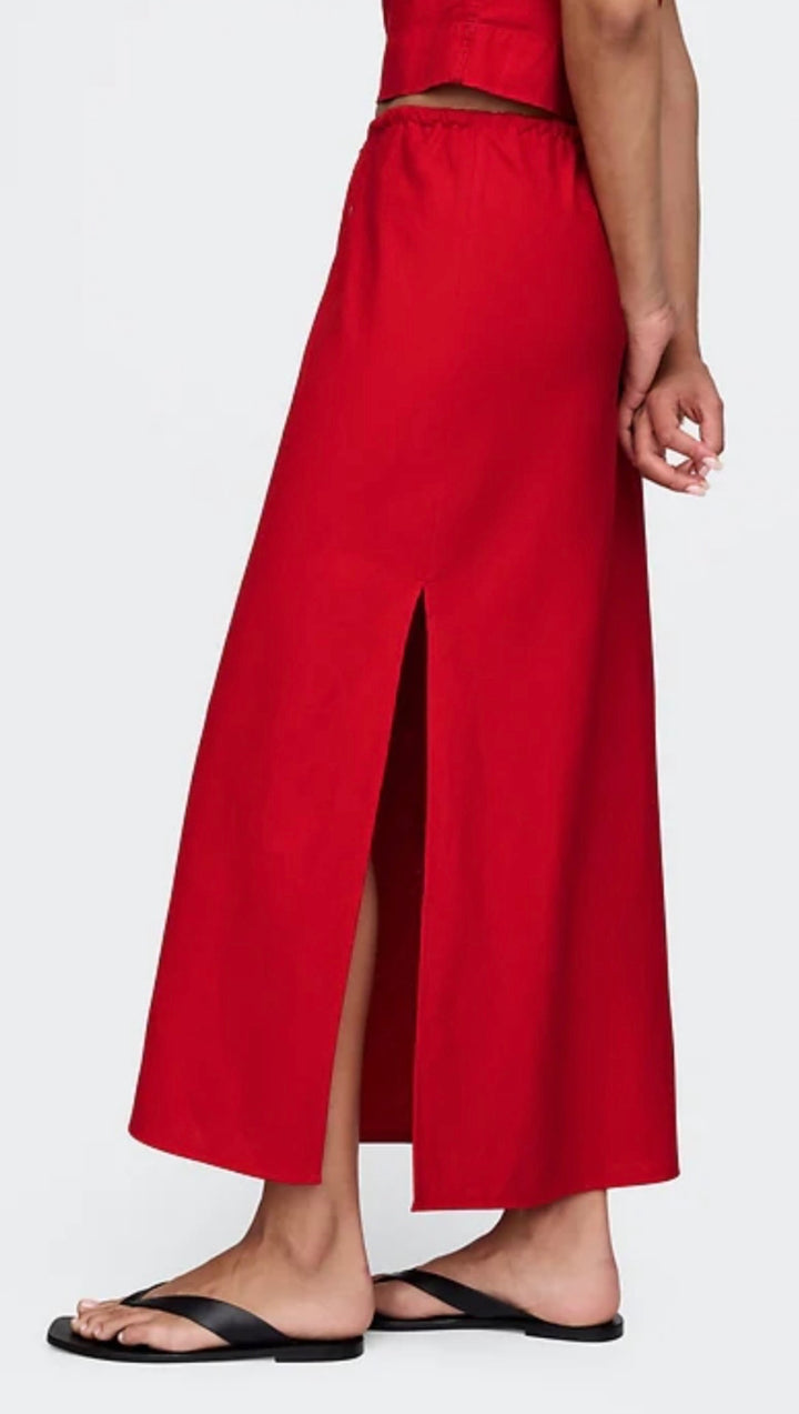 Gap maxi skirt, XS red