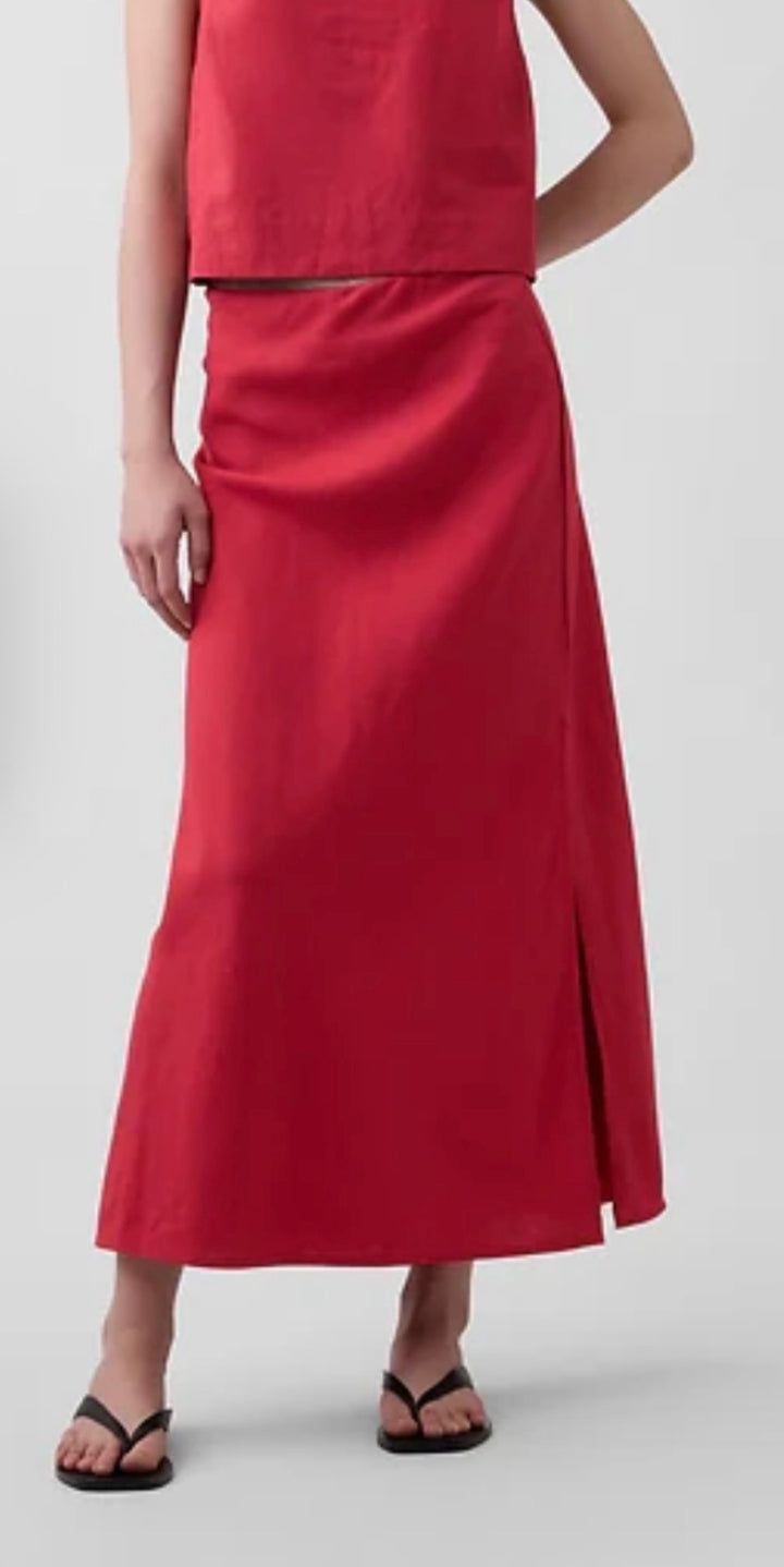 Gap maxi skirt, XS red