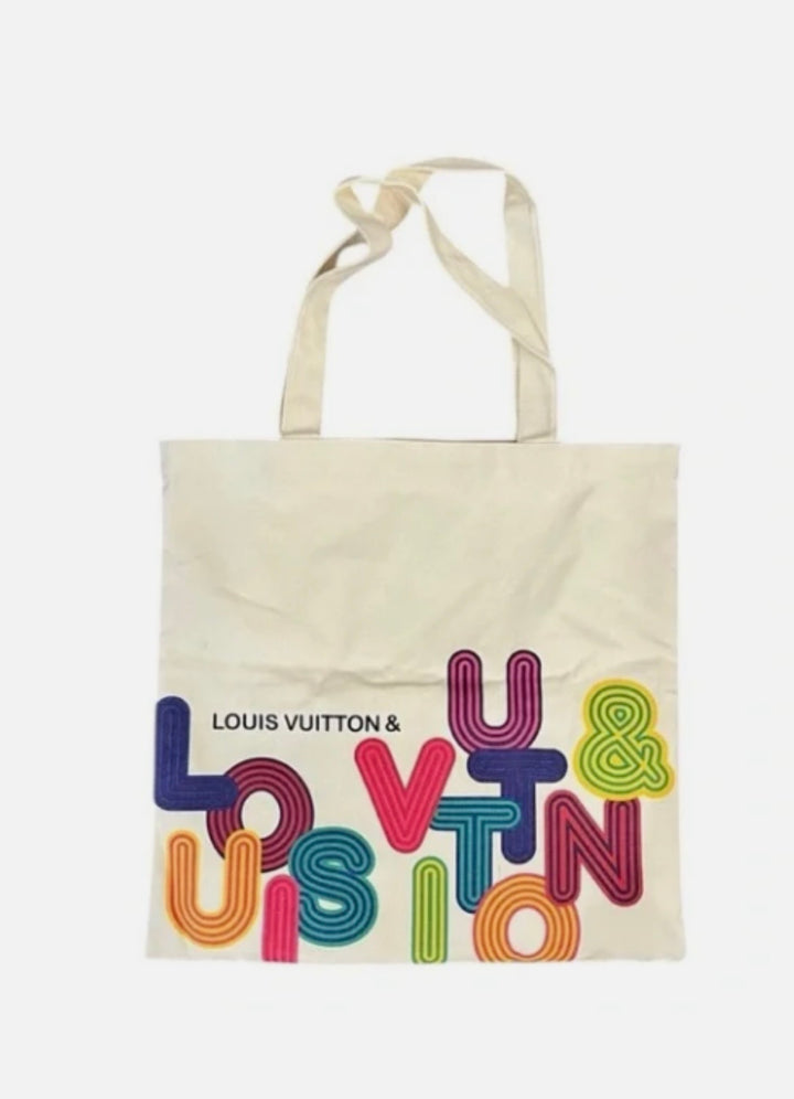 Louis Vuitton tote, OS print