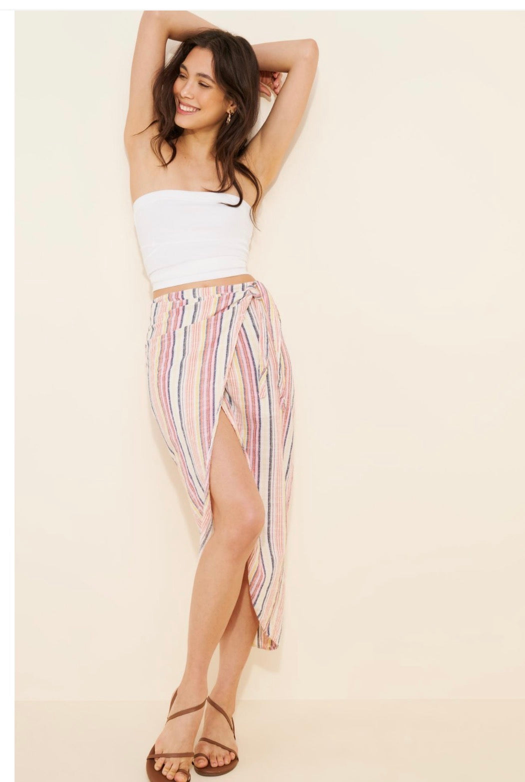 Free People maxi skirt, 8 print