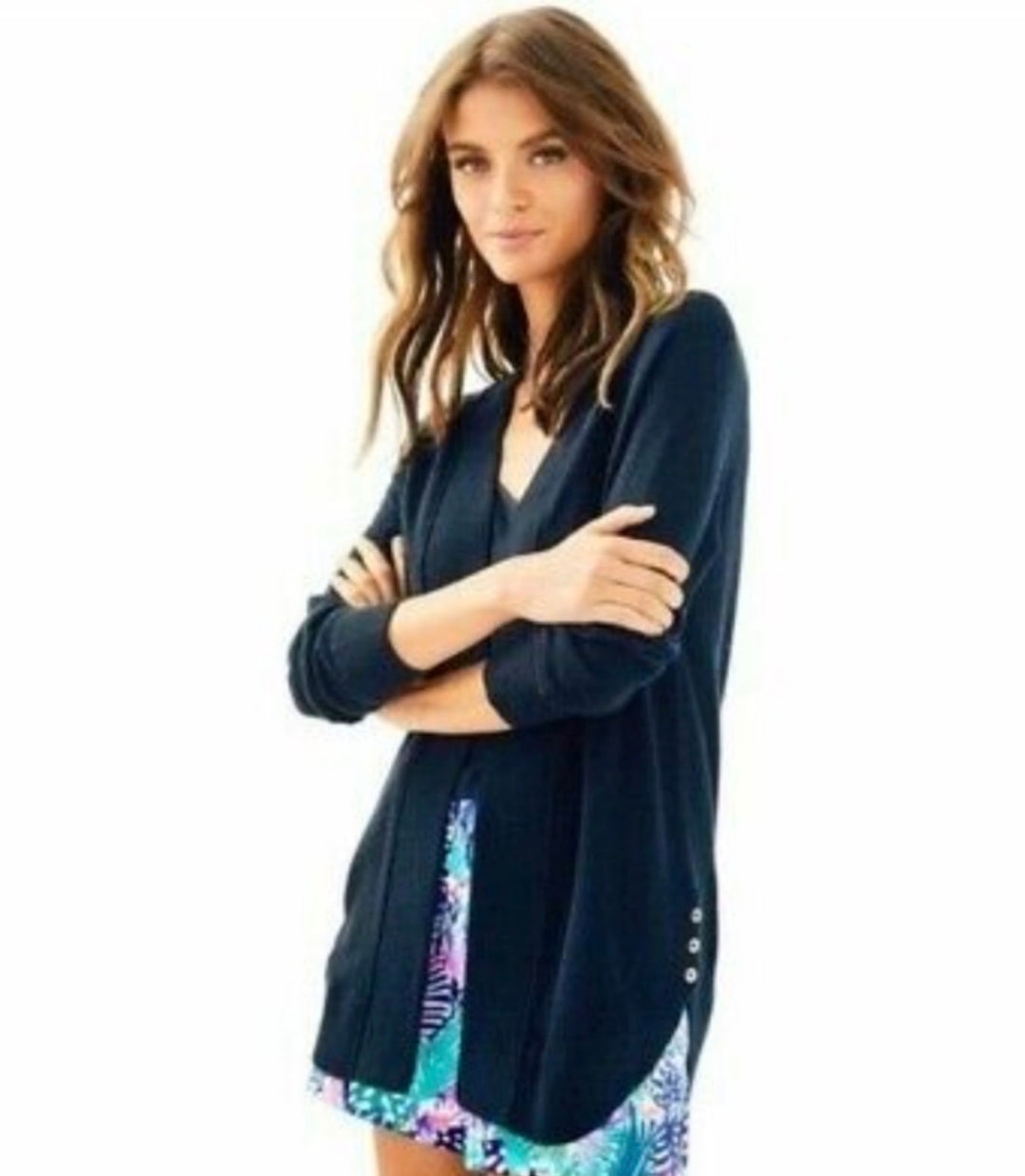 Lilly Pulitzer sweater, small blue