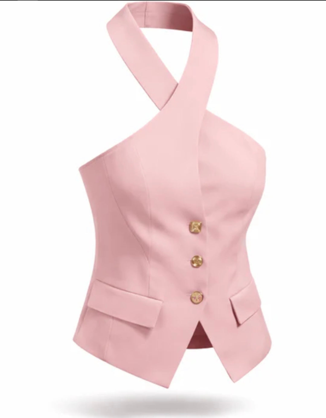 Honey + Milk tank, small pink