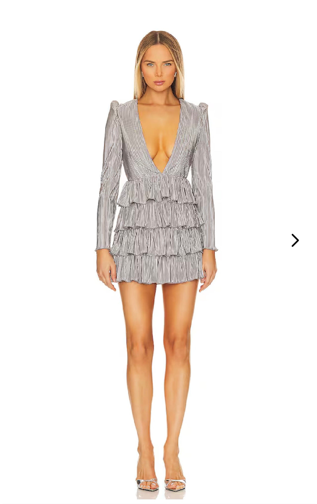 Lovers and Friends  dresses mini, medium silver