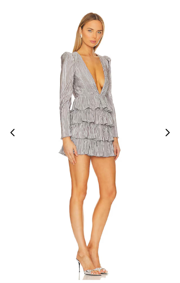 Lovers and Friends  dresses mini, medium silver