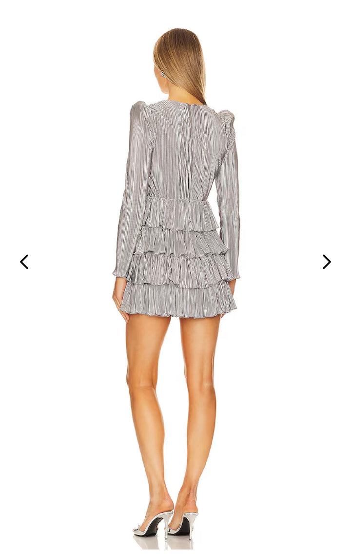 Lovers and Friends  dresses mini, medium silver