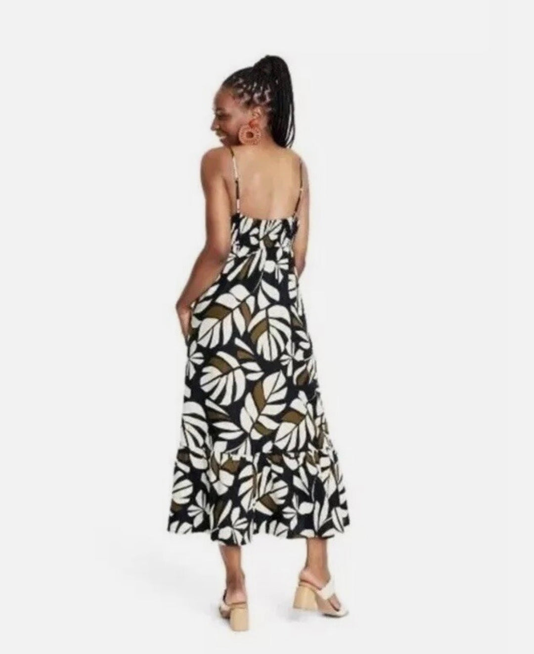 Tabitha Brown dress maxi, M print