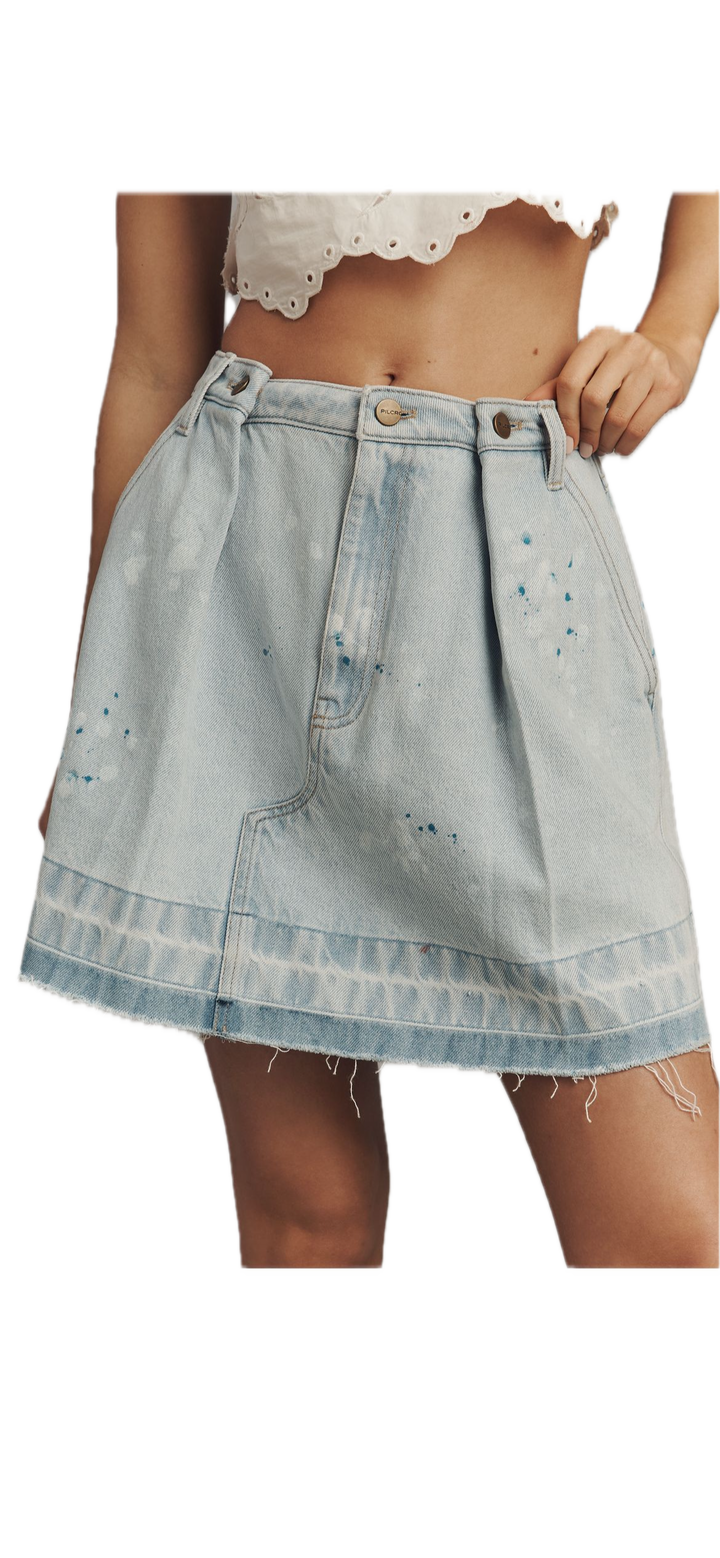 Pilcro denim skirt, 2 blue