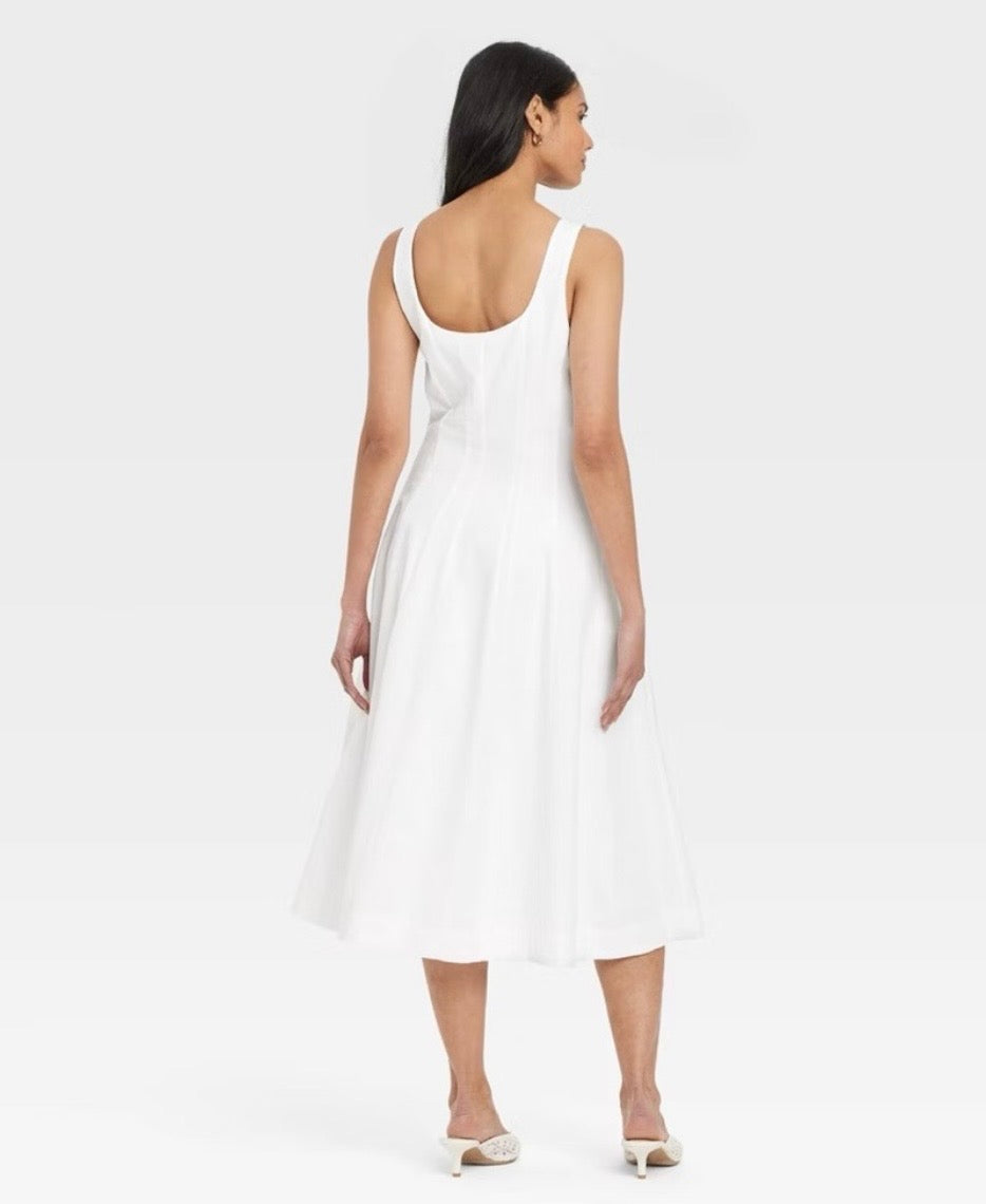 a new day dress midi, 4 white
