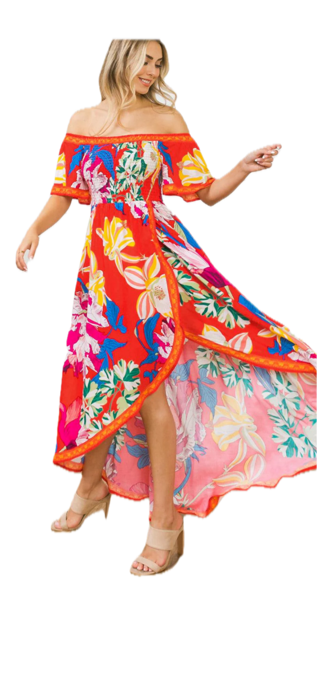 Jealous Tomato dress maxi, large print