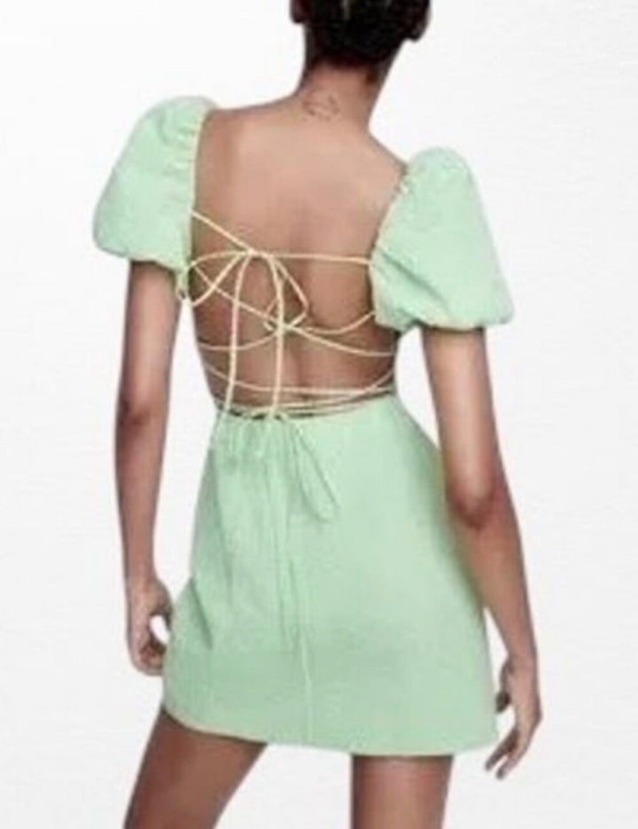 Zara dresses mini, medium green