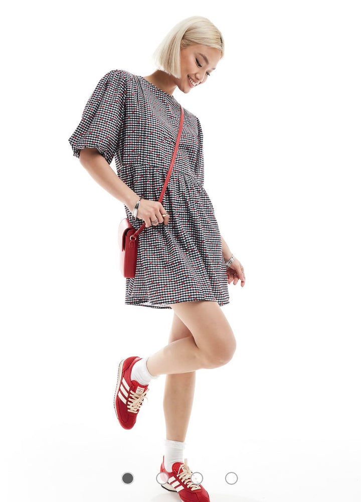 Daisy Street dresses mini, medium gingham