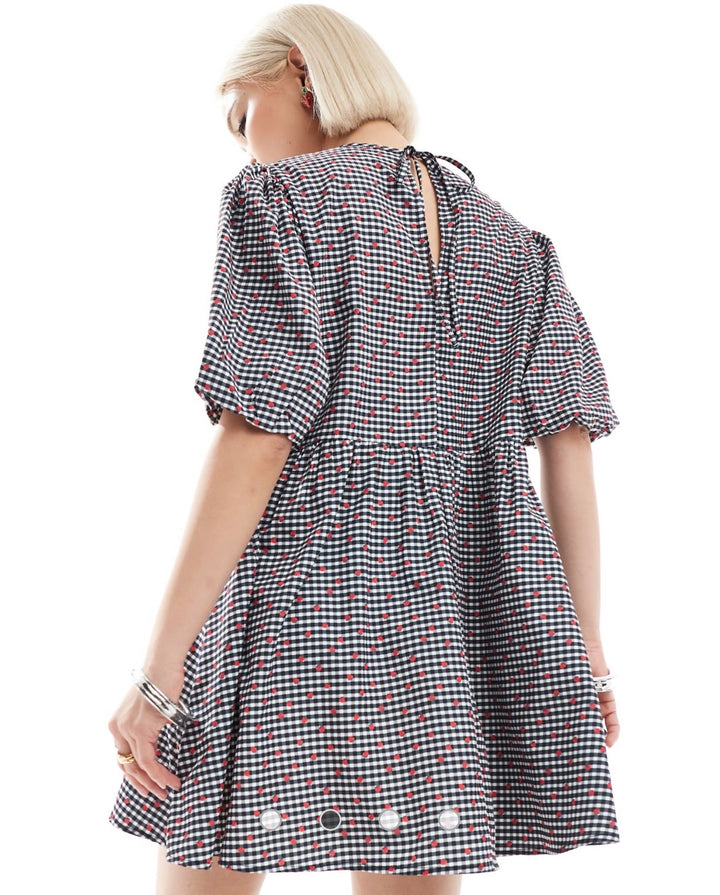 Daisy Street dresses mini, medium gingham