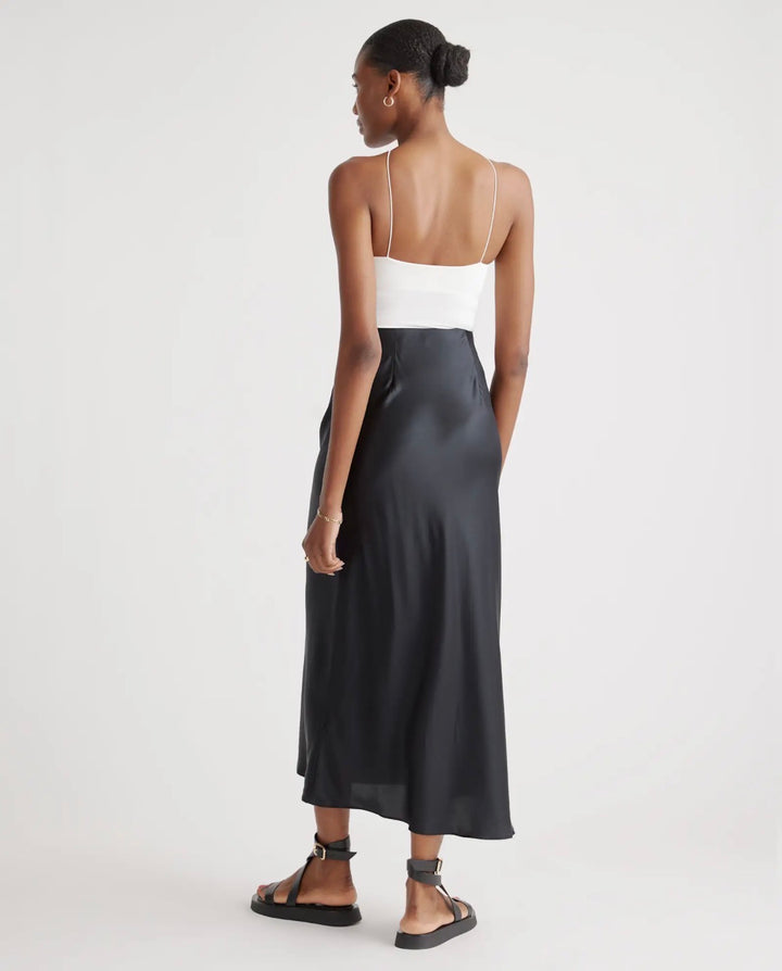Quince maxi skirt, xl black