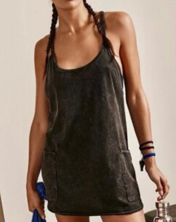 Free People short romper, small black