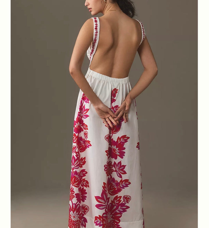 Farm Rio dress maxi, small print
