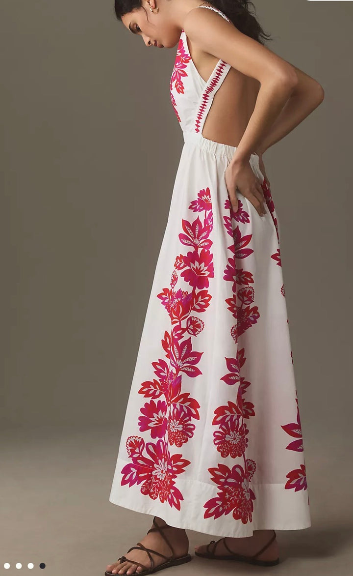 Farm Rio dress maxi, small print