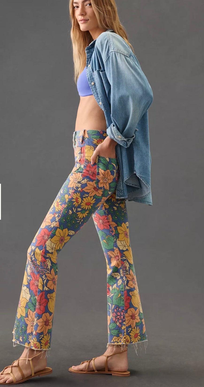 Mother jeans, 28 print