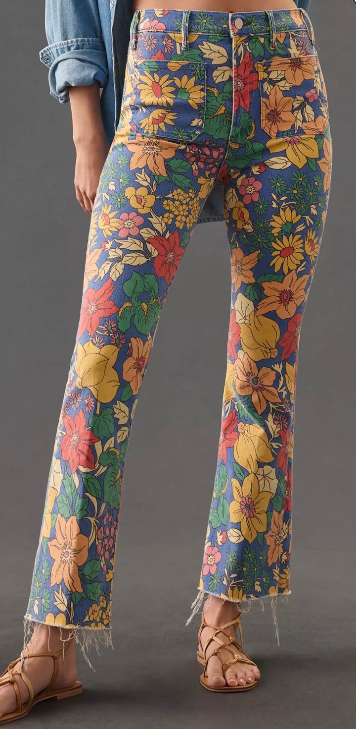 Mother jeans, 28 print