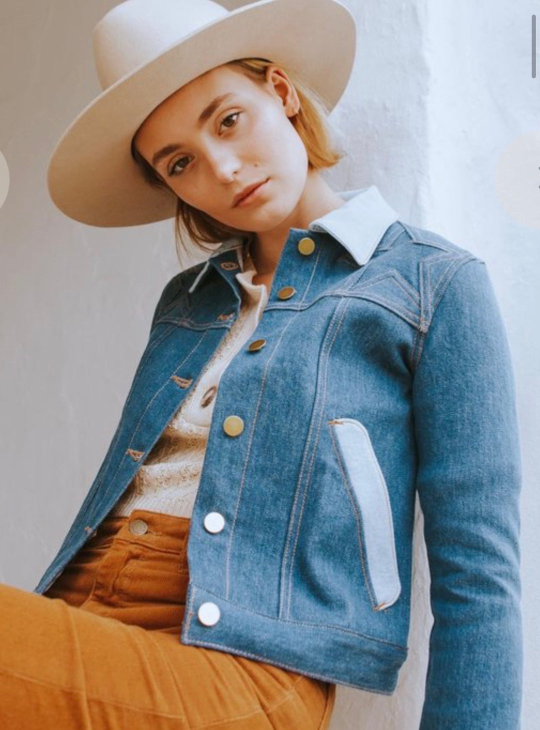 stoned immaculate Denim Jacket, small blue