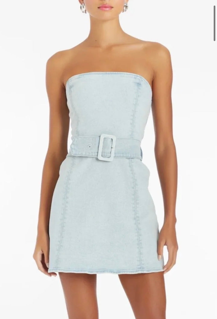 Amanda uprichard denim dress, XS blue