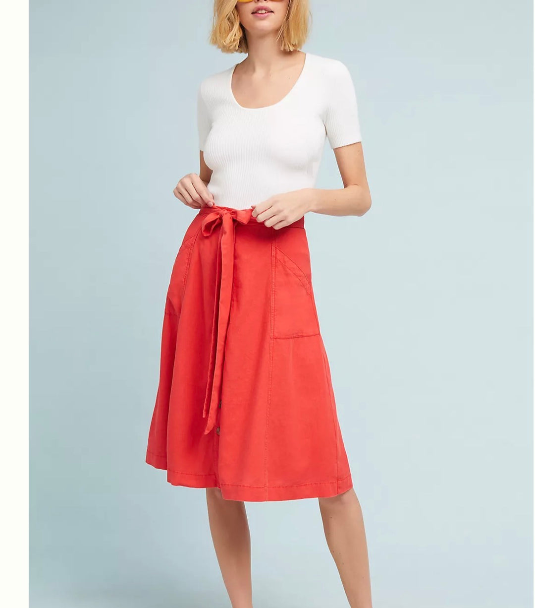 Maeve maxi skirt, 4 red