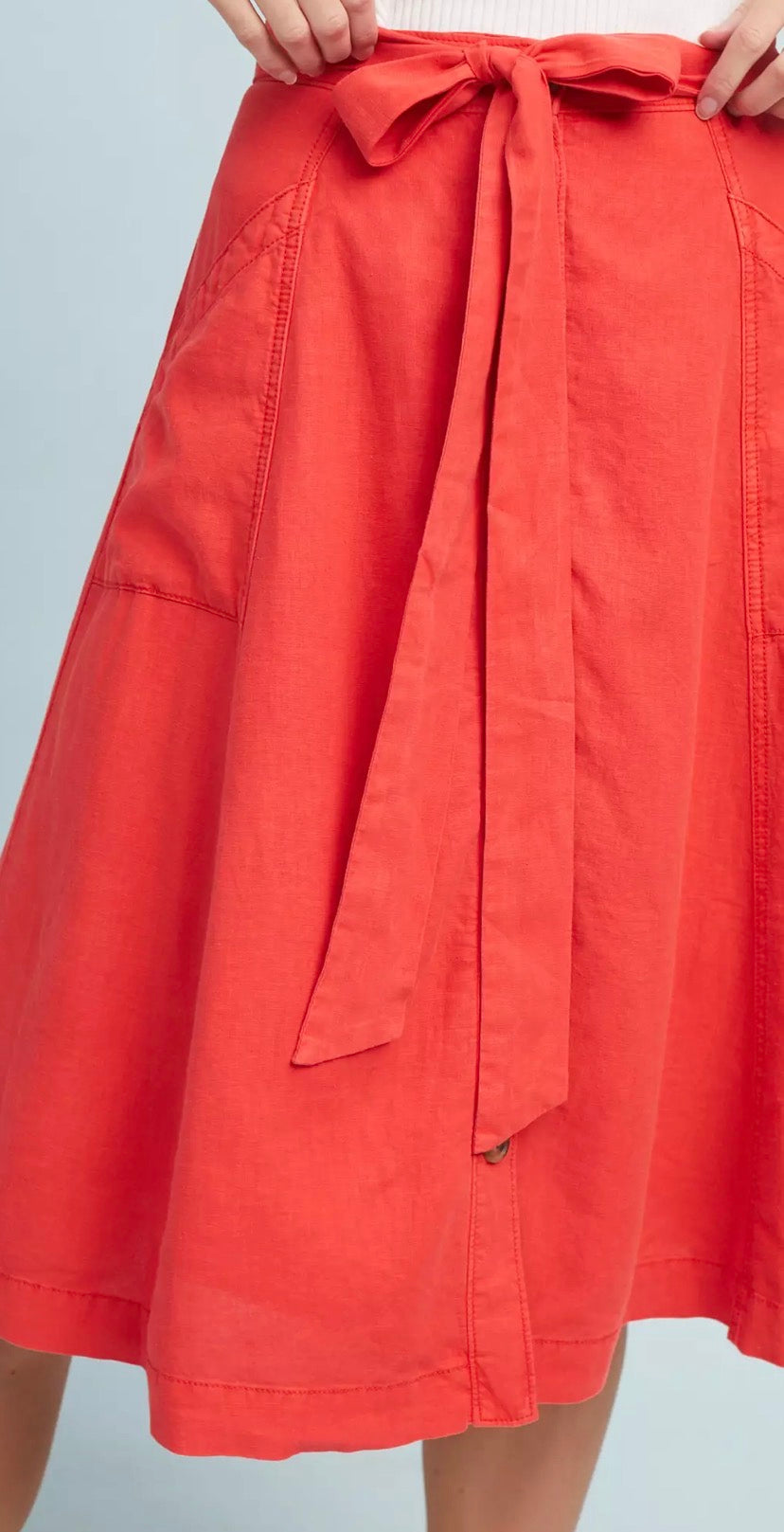 Maeve maxi skirt, 4 red