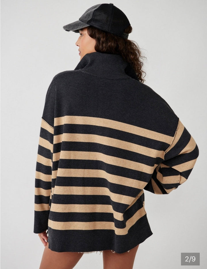 Free People long sleeve, small striped