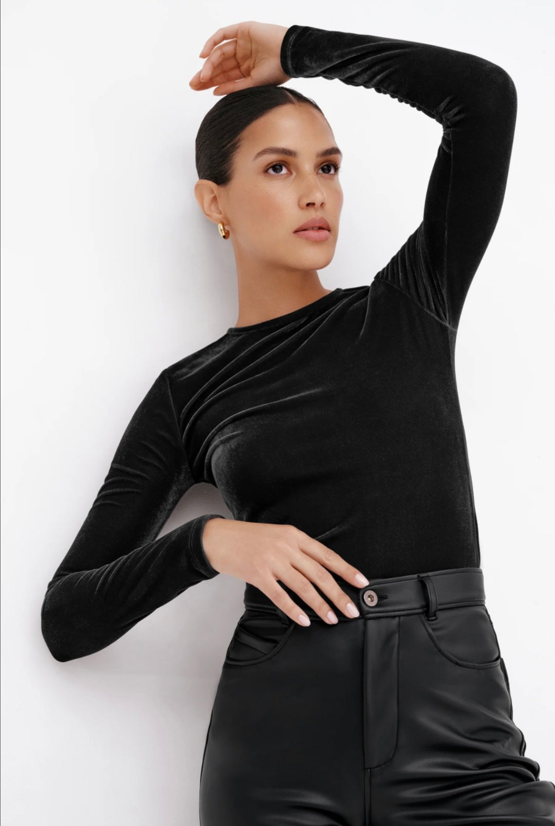 Marcella long sleeve, xxl black