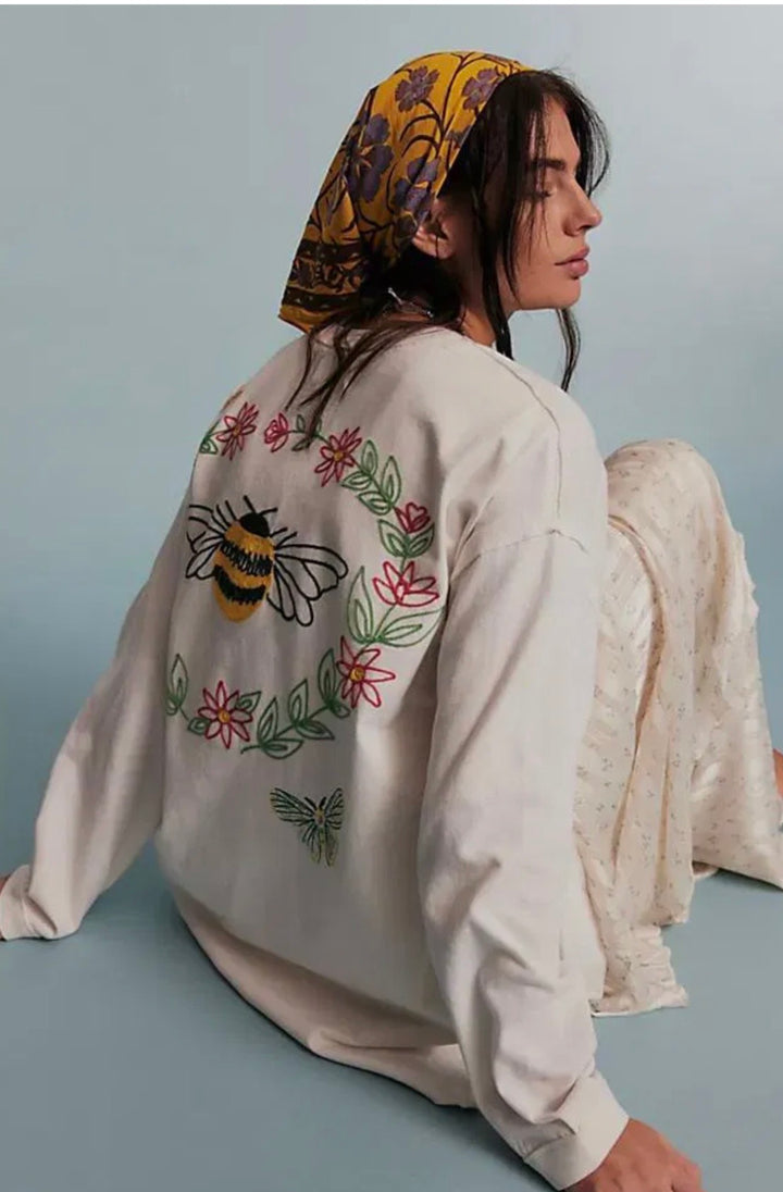 Free People long sleeve, large white
