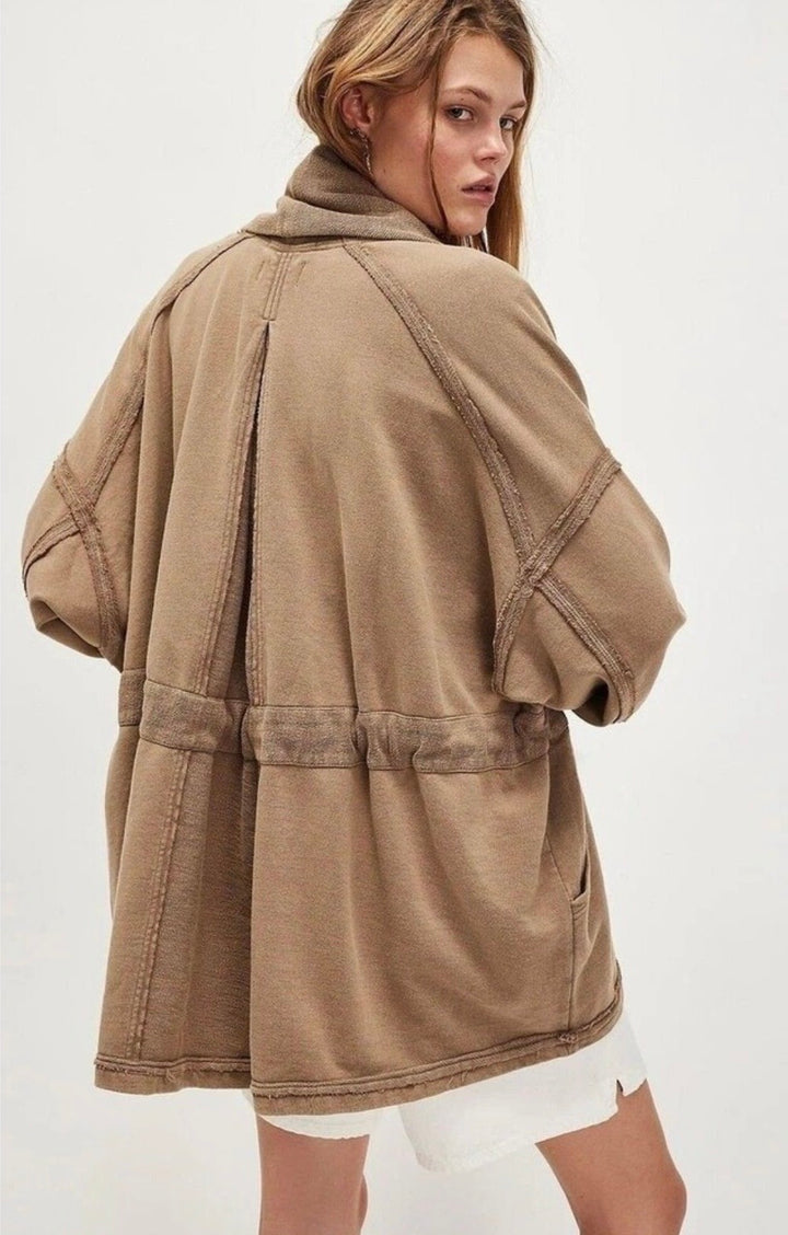 Free People sweatshirt, medium brown